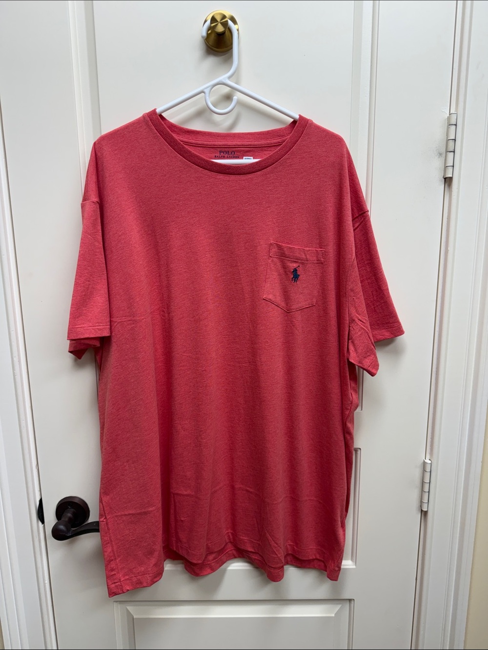 Polo by Ralph Lauren Coral Short Sleeve Pocket Tee